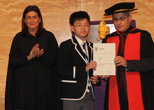 Maths not a problem for UNSW School Competition Winner Adrian Lo