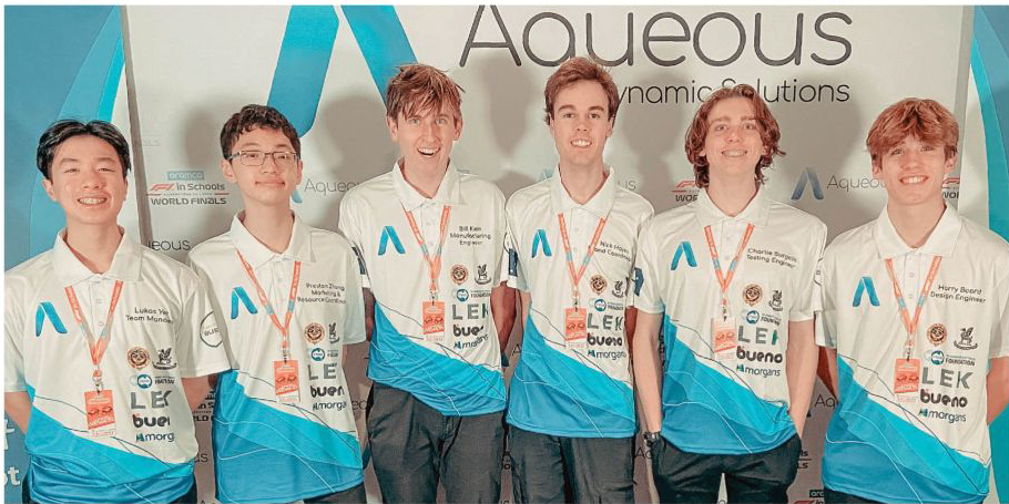Team Aqueous does us proud on the world stage