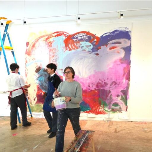 Studio Tactics exhibition provides parameters and play for collaborative painting