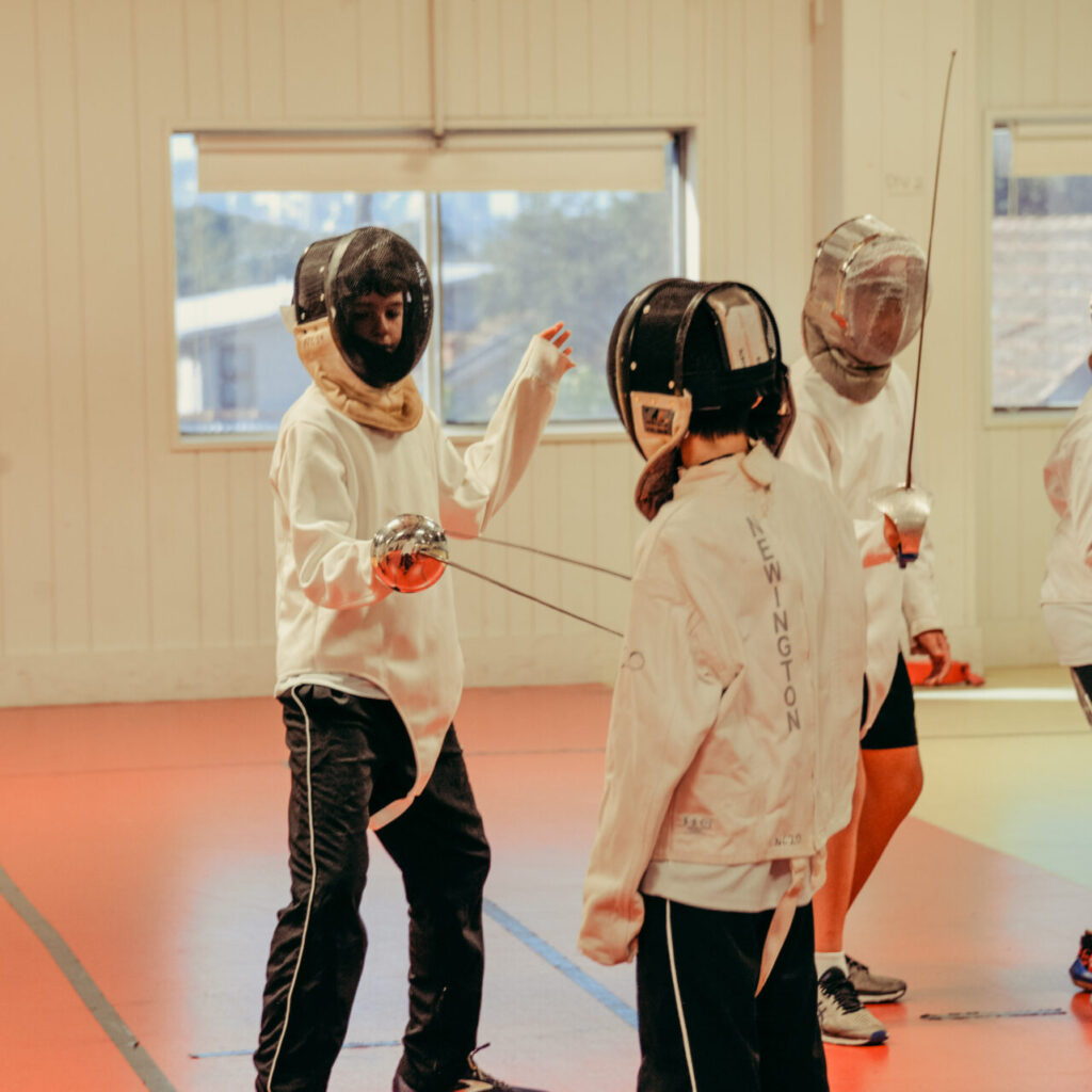 Exploring the pointy end of Newington’s Fencing program