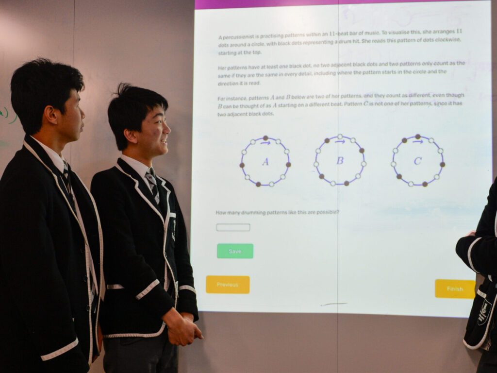 Maths acumen inspired by creative problem solving and the beauty of universality 