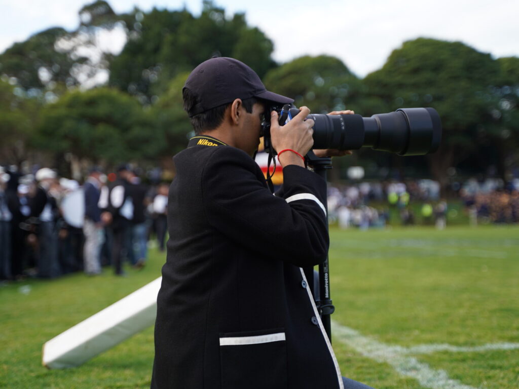 Stepping out from behind the camera