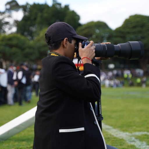 Stepping out from behind the camera